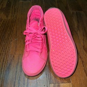 Hot Pink Hi-Top Vans